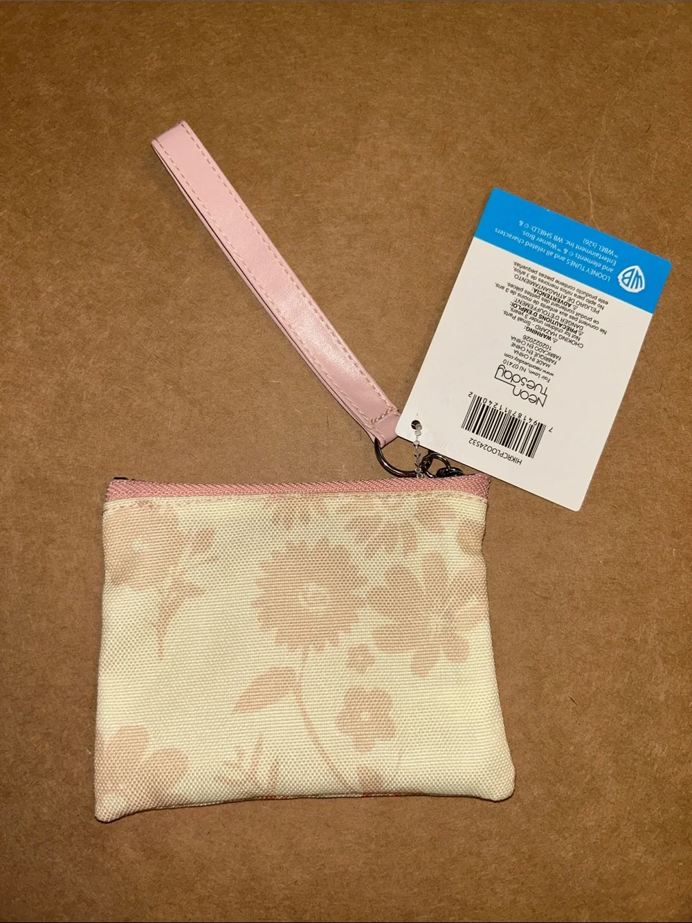 Warner Bros. Tweety Floral Wristlet Pouch